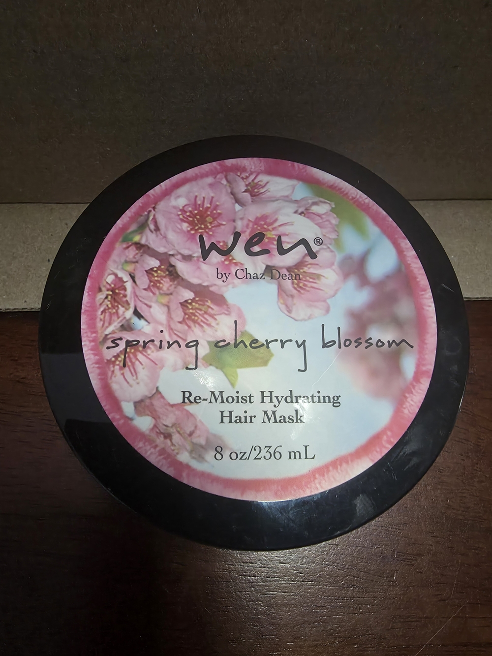 WEN Spring Cherry Blossom Hydrating Hair Mask - Pink and Black